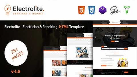 Electrolite - Electrician & Repairing HTML Template | Themeforest Website Templates and Themes