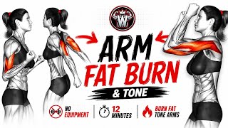No Equipment ARM TONING Workout 🔥 14 Exercises to Burn Arm Fat & Tighten Saggy Arms