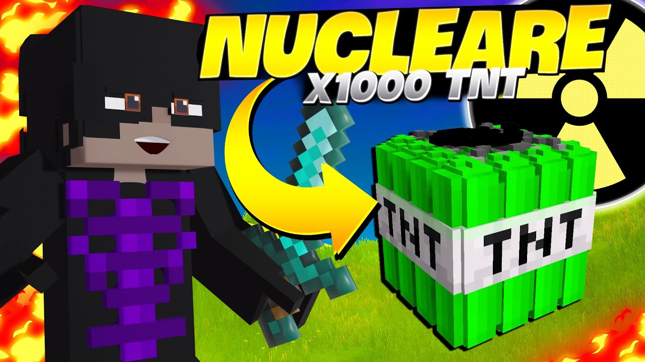 LA TNT NUCLEARE POLVERIZZA IL MIO MONDO DI MINECRAFT! *DISTRUZIONE ...