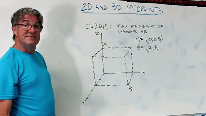 Midpoint and Distance Formulas in 3D