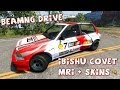 BeamNG Drive Ibishu Covet MRi + 4 Rally and Racing Skins Crash Testing #45 - Insanegaz