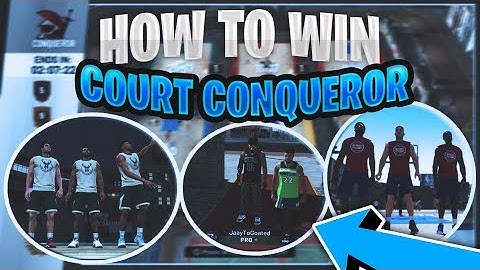 EASIEST METHOD TO WIN COURT CONQUEROR! FREE 25K & JERSEY!