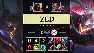 Zed ADC vs Lucian - KR Diamond Patch 25.04