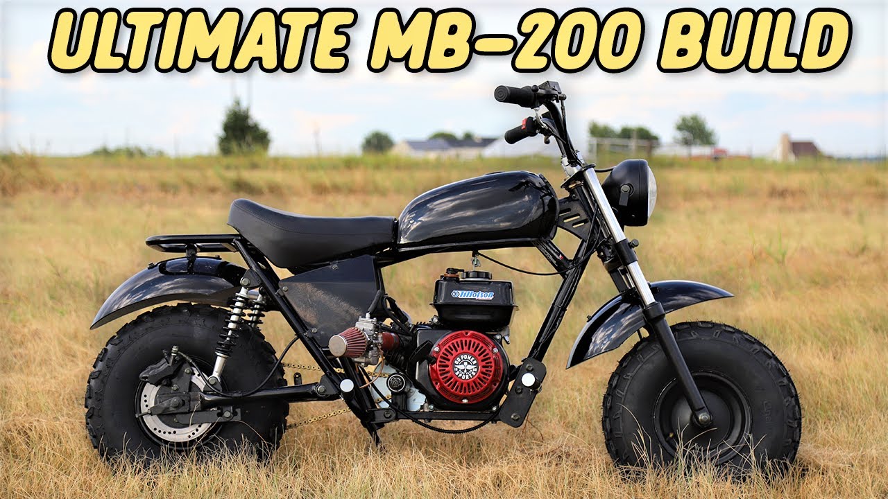 ULTIMATE MB-200 MINI BIKE BUILD! - Upgrading the Best Mini Bike on the  Market! - YouTube