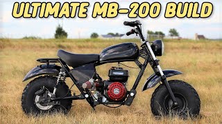 ULTIMATE MB-200 MINI BIKE BUILD! - Upgrading the Best Mini Bike on the Market!