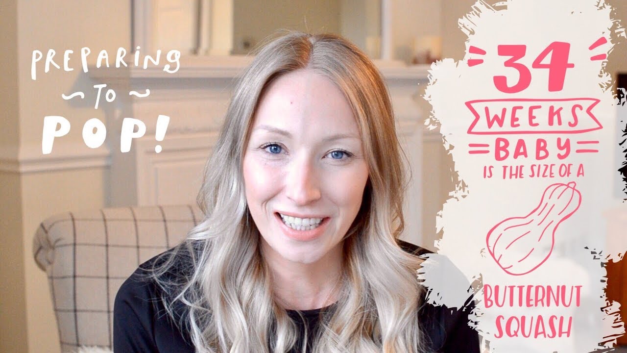 34 Weeks Pregnancy Update | Baby Hiccups & SO THIRSTY!!