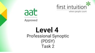 AAT Professional Synoptic – Horizon Hot Tubs - Revision Class - Task 2