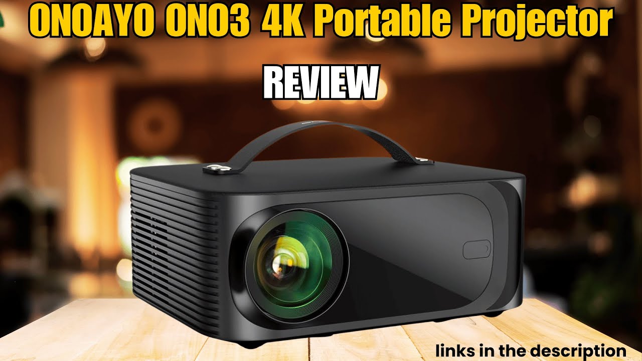ONOAYO ONO3 4K Portable Projector Review ✓ - Netflix, Dolby Audio