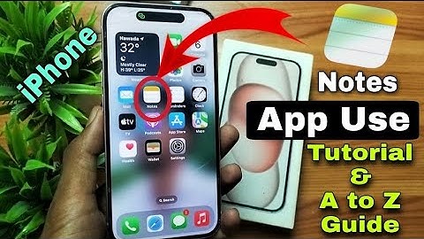 iphone me notes app kaise use kare | How to use iPhone note app | Notes app tutorial & guide iPhone