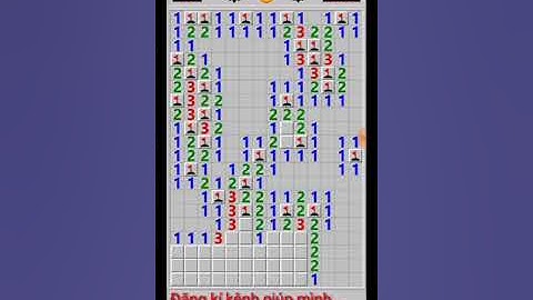 Cách giải mã game dò mìn-minesweeper cực dễ cực hấp dẫn.