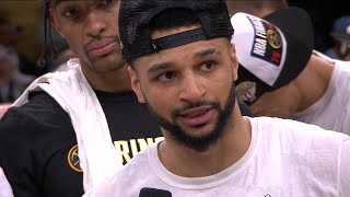 Jamal Murray reacts to making the 2023 NBA Finals after recovering from injury last season 🏆