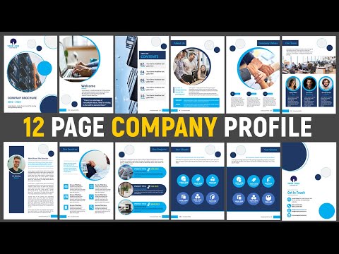 Free Company Profile Powerpoint Template - 12 Page - Youtube