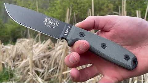 ESEE 4P Canvas Micarta! by www.bushcraftcanada.com