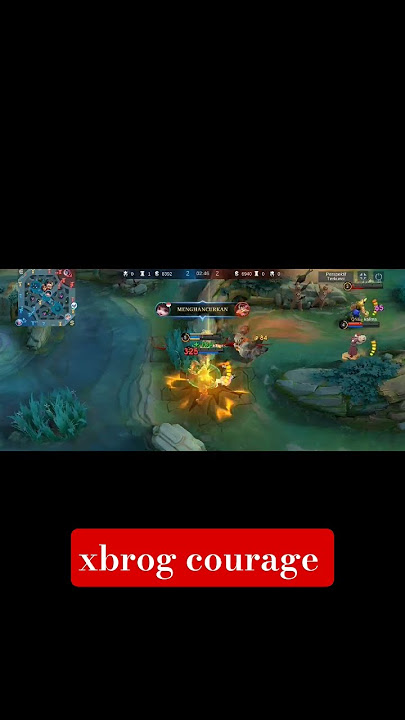 xbrog courage action #mobilelegends #mlbb #gaming #shorts #shortvideo #fyp