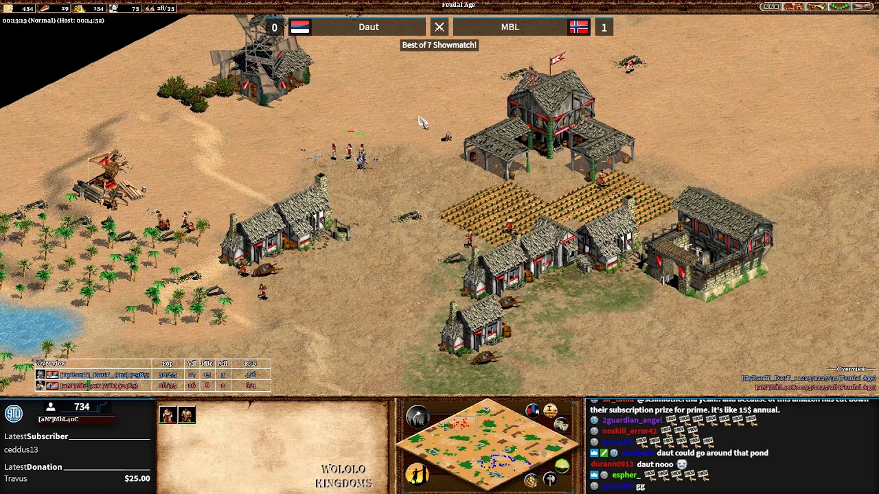 Daut vs MBL | Expert 1v1 Arabia | Incas vs Vikings - YouTube