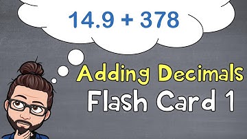 Adding Decimals | Flash Card 1 | The Math Review | 6NS3