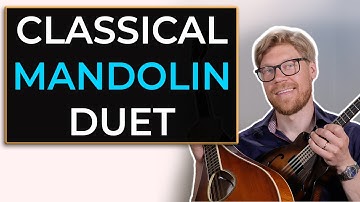 Harmony Lesson - Minuet in G major by J S Bach - Classical Mandolin Duet