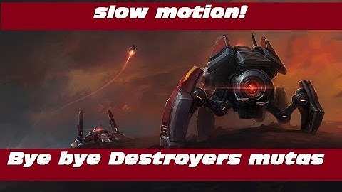 bye bye mutas in slow motion!! StarCraft 2 Dutch.