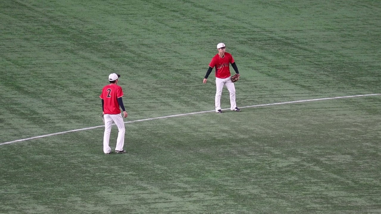 겐다 소스케 내야 펑고 수비영상 - 일본 원탑유격수