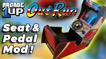Arcade1Up Outrun Seat and Pedal Mod!