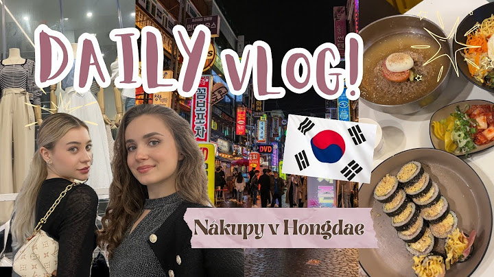 Eliska&Vendy| Vlog: Nákupy v Hongdae, pofidérní nehty a Jeju Matcha🇰🇷🌸 #korea