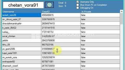 Scrap instagram users follower