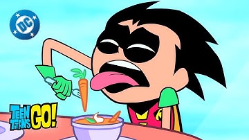 The Teen Titans Try Vegetables! | Teen Titans Go! | DC