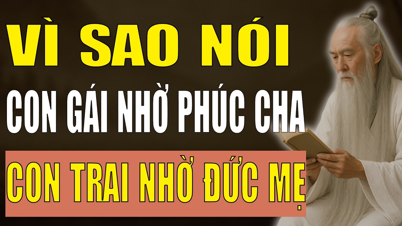 Cổ Nhân Tiết Lộ : Vì Sao Con Gái Nhờ Phúc Cha, Con Trai Nhờ Phúc Mẹ? Nghe 1 Lần Sẽ Rõ.