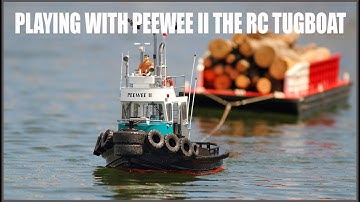 Playing with PEEWEE II at the local Marina