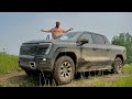 New AT4 Trim For GMC Sierra EV! My First Drive Mostly In The Mud