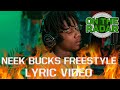 The Neek Bucks Freestyle (Lyric video, beat by @vekzmadison) (Edited By @Nate572)