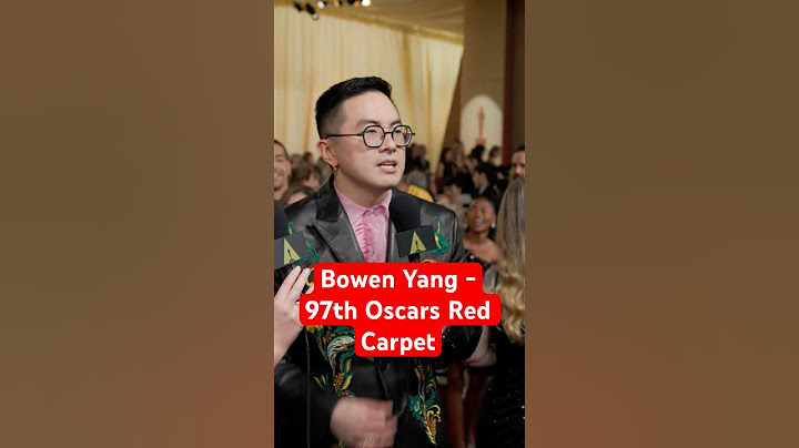 Bowen Yang & Amelia Dimoldenberg Are Comedy Gold | 97th Oscars Red Carpet