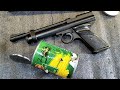 Tagos sa Lata ng Del Monte Crosman Airgun 2240 Bolt Action Single Shot C02 Powered