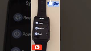 How to Reset/Power off/Restart Huawei watch fit screenshot 4