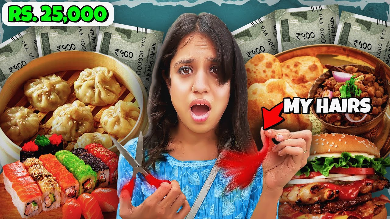 I CUT MY HAIR FOR FOOD - Living On Rs 5000 | 