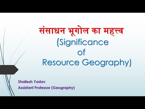Significance of Resource Geography