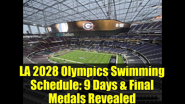 LA 2028 Olympics Swimming Schedule: 9 Days & Final Medals Revealed