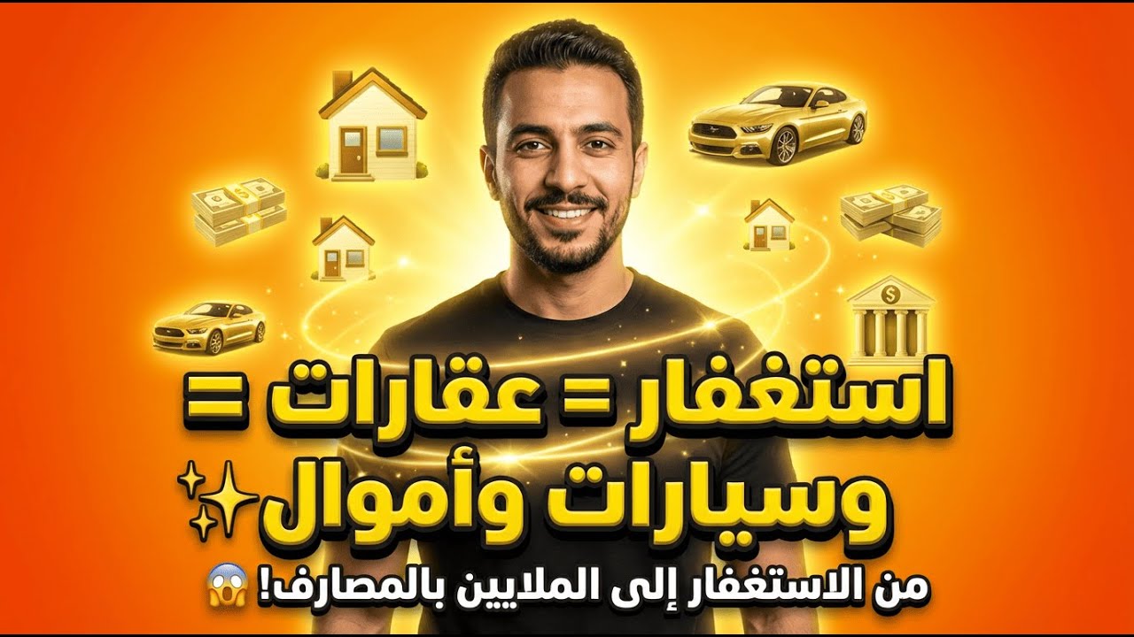 كيف أصبح لي عقارات وسيارات وملايين بالاستغفار!