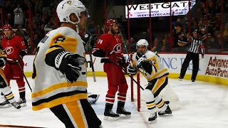 No chance for Cam Ward as Brian Dumoulin unleashes a rocket shot