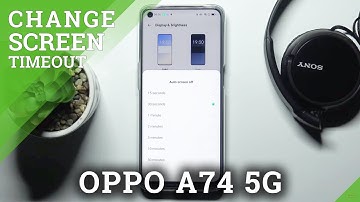 How to Set Screen Timeout in OPPO A74 5G – Blackout Time