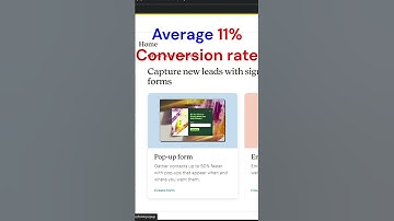 What is  POP up-Sign up form 🧠🤯? #emailmarketing #signupform #mailchimp