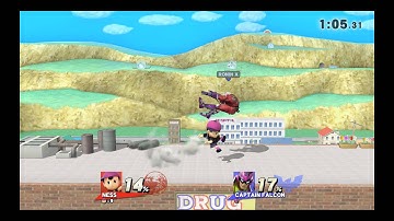 Ness Chaingrab Captain Falcon Smash 4