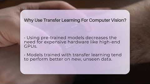 Why Use Transfer Learning For Computer Vision? - Talking Tech Trends