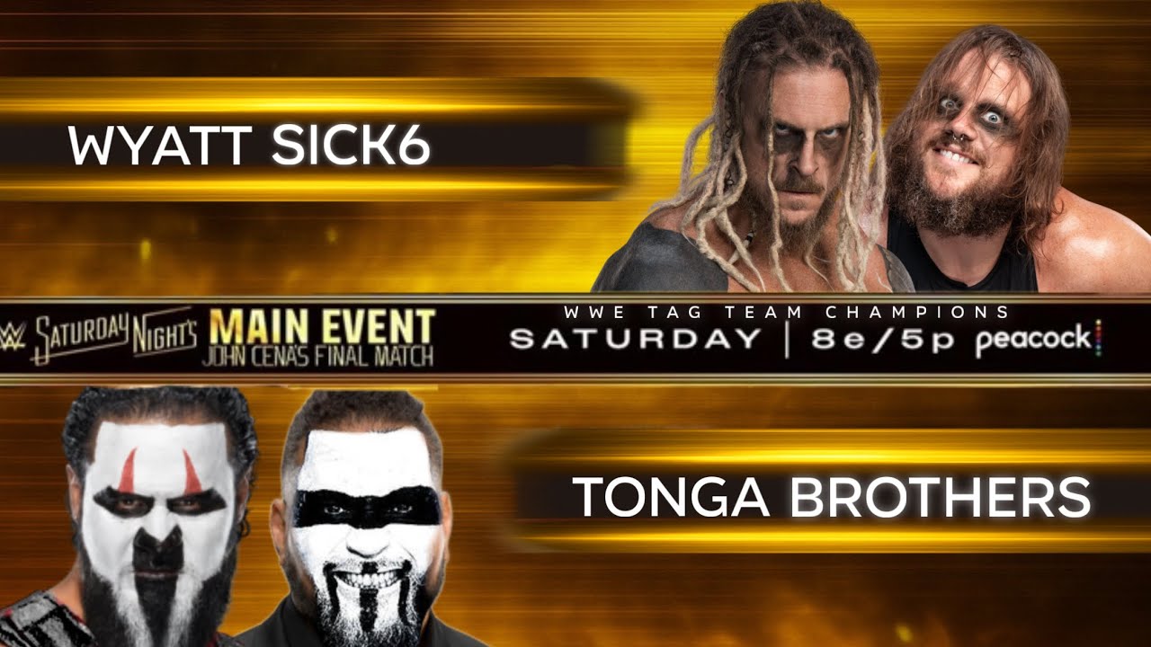 RILEY'S WWE2K25 SNME PART 2 TONGA BROTHERS VS WYATT SICK6 WWE TAG TEAM CHAMPIONS