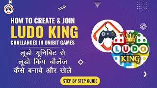 HOW TO CREATE & JOIN ANY LUDO KING CHALLENGE FROM LUDO UNIBIT screenshot 5