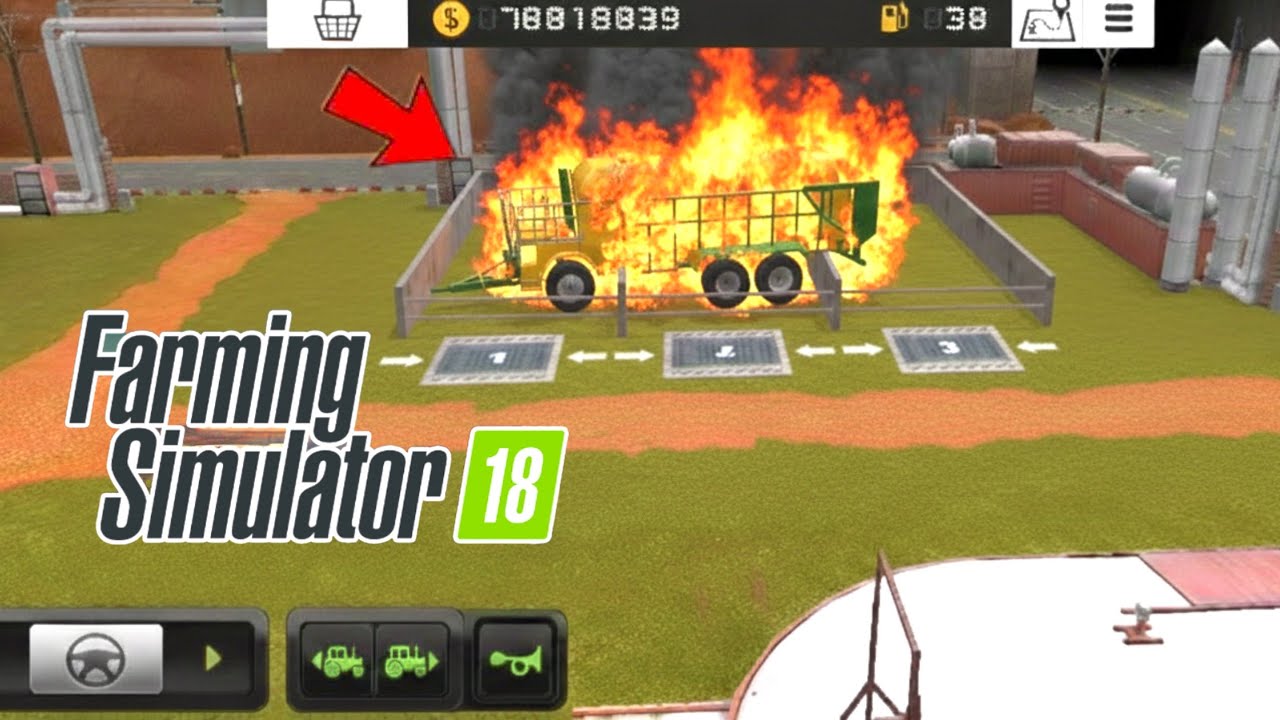 🚨 Epic FS18 Fire! Water Tank Blazes Out of Control – Tractor vs Inferno 🔥| Gameplay|