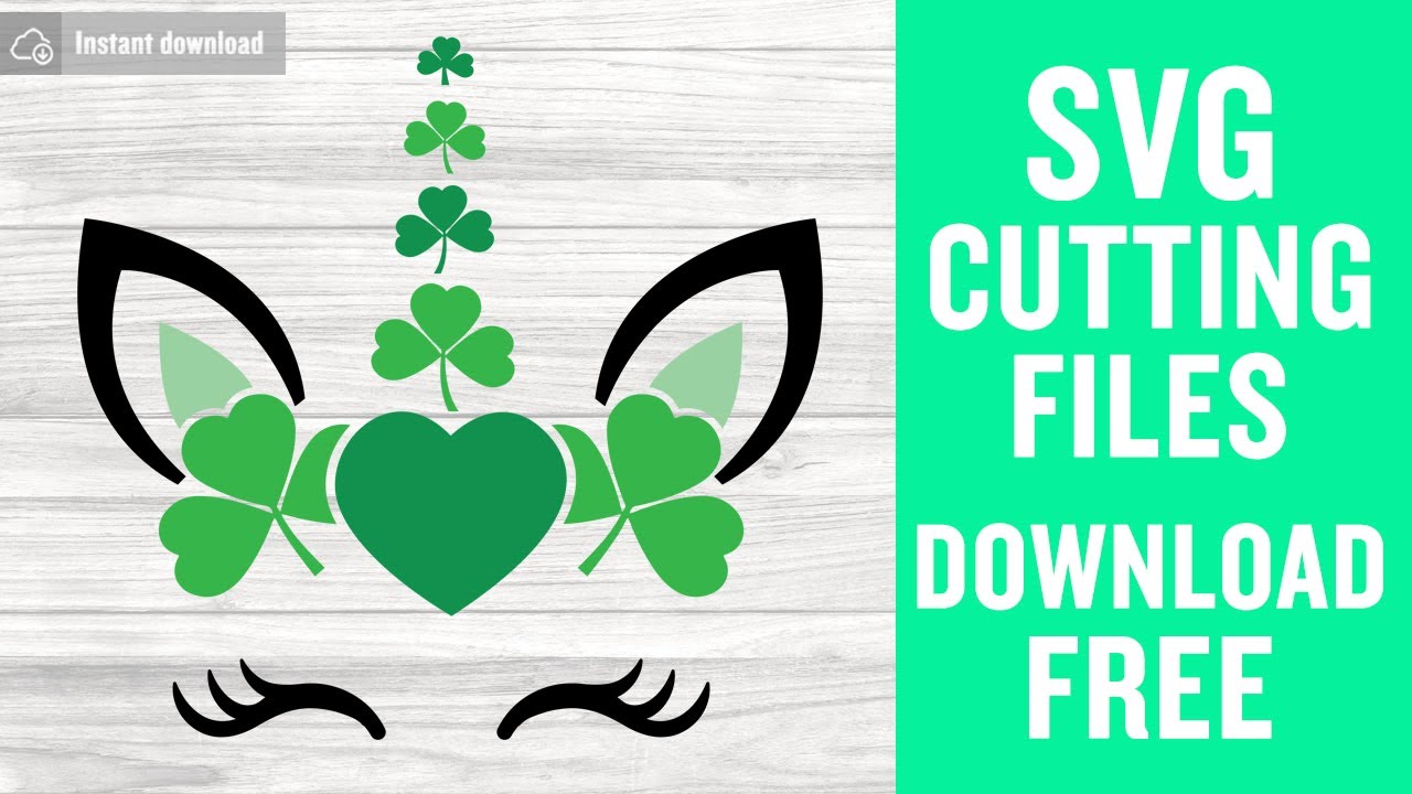 St Patricks Day Unicorn Svg Free Cut Files for Cricut Silhouette - YouTube