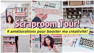 [Scraproom Tour] 9 Improvements to Boost My Creativity!