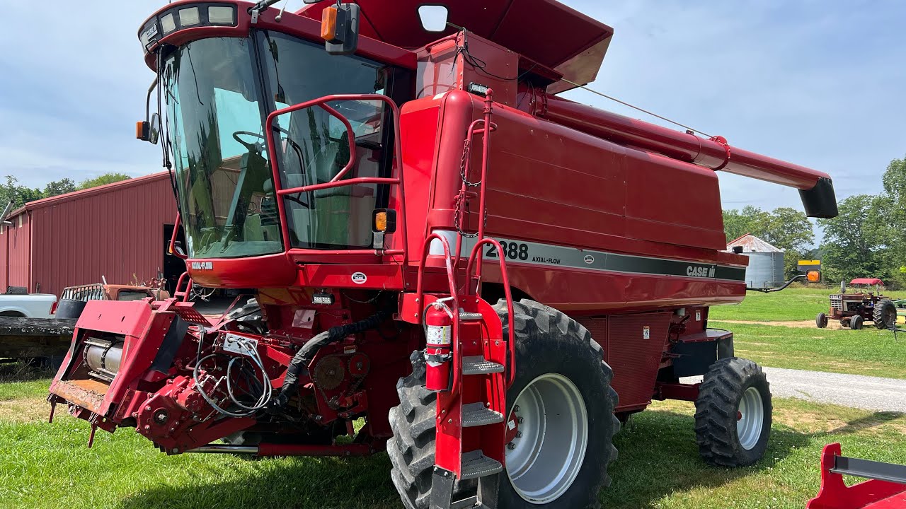 Combine is Back! Is it fixed? Soybean Burndown - YouTube