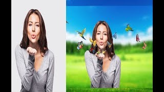 How To Photo Editing Girl butterfly New Style |Tutorials No (8062) 2018 Video screenshot 3